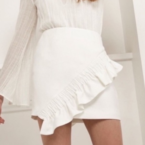 C/MEO Collective Ivory Double Take Skirt - Picture 2 of 16